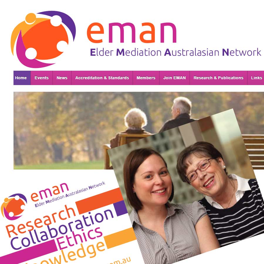 website design visual identity for EMAN